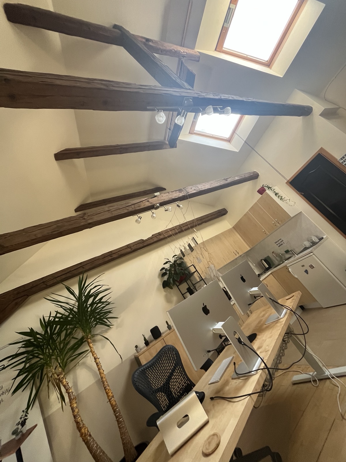 Pracovní místa v otevřeném coworkingovém prostoru